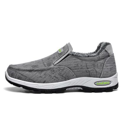 CANEMON 339 gray plush-lined slip-on shoe, manufacturer photo 01