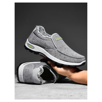 CANEMON 339 gray plush-lined slip-on shoe, manufacturer photo 02
