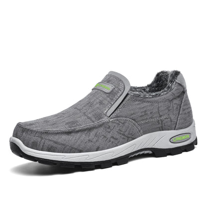 CANEMON 339 gray plush-lined slip-on shoe, manufacturer photo MAIN