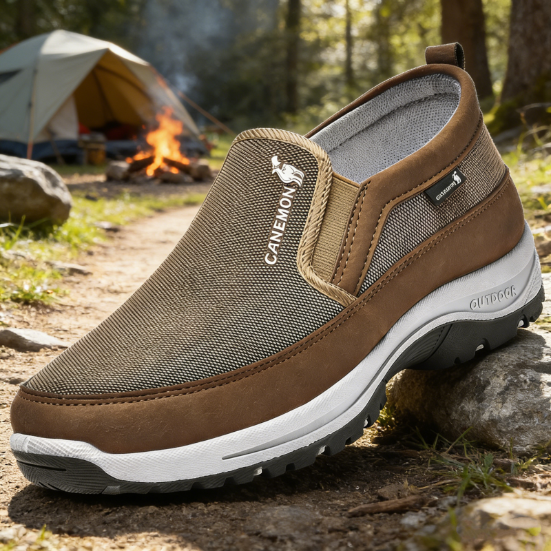 CANEMON Men's Comfortable Breathable Non-slip Hiking Shoes