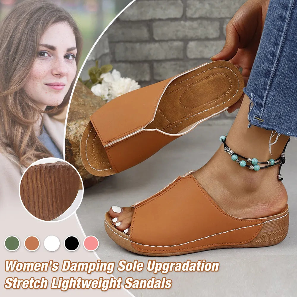 Women's Damping Sole Upgradation Stretch Lightweight Sandals