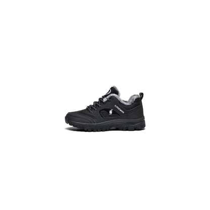 CANEMON 6691 Black winter walking shoe side view