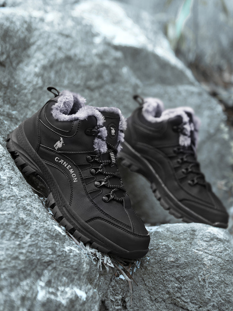 CANEMON 711-1 Black winter ankle boot view 1