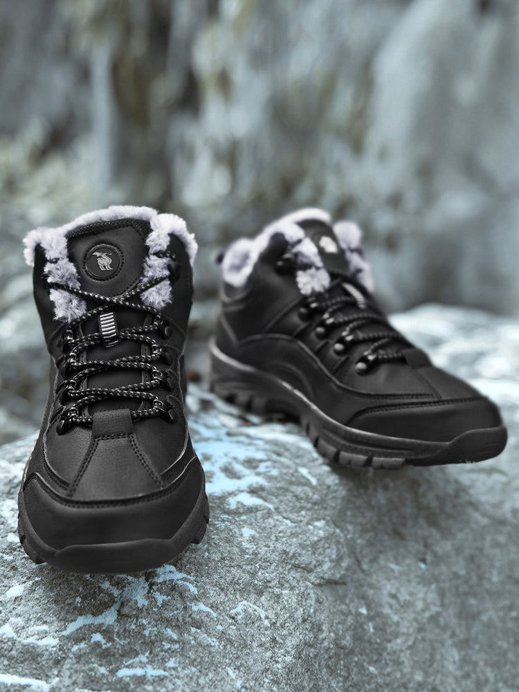 CANEMON 711-1 Black winter ankle boot view 2