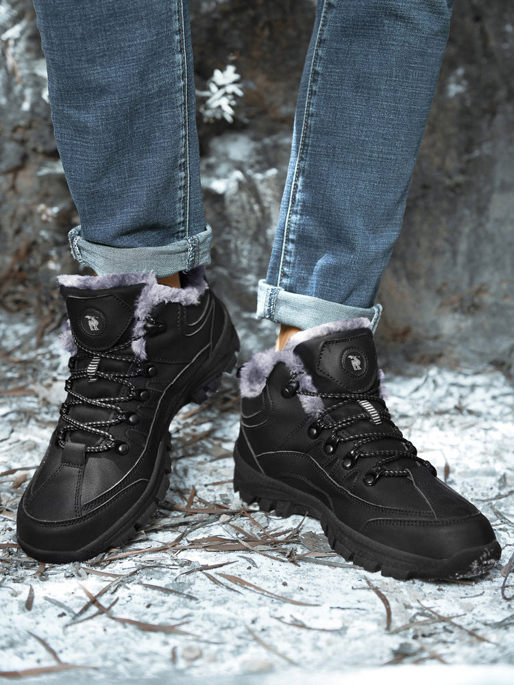 CANEMON 711-1 Black winter ankle boot view 5