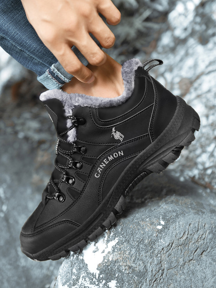 CANEMON 711-1 Black winter ankle boot view 7