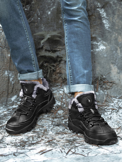 CANEMON 711-1 Black winter ankle boot view 8