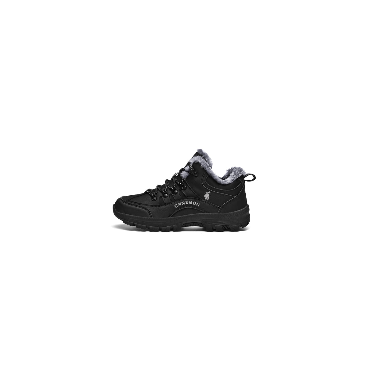 CANEMON 711-1 Black winter ankle boot main view