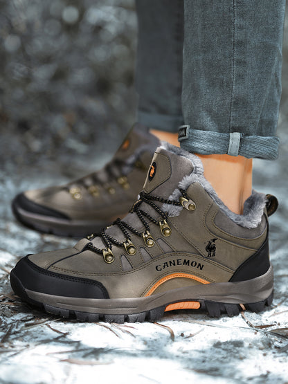 CANEMON 711-1 Brown winter ankle boot view 5