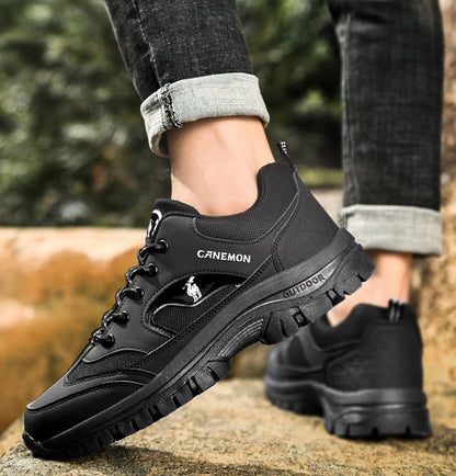 Men's Outdoor Low-Top Hiking Shoes for Outdoor Trailing Trekking Camping Walking