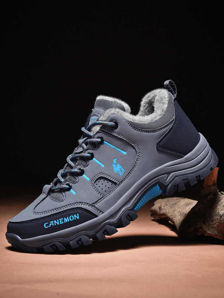CANEMON LY9739 men's winter casual shoes, Blue-Gray, product view 5