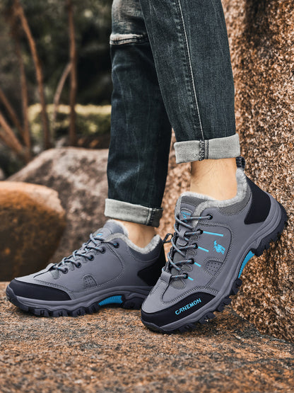CANEMON LY9739 men's winter casual shoes, Blue-Gray, product view 8