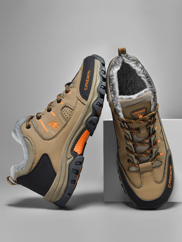 CANEMON LY9739 men's winter casual shoes, Sand, product view 2