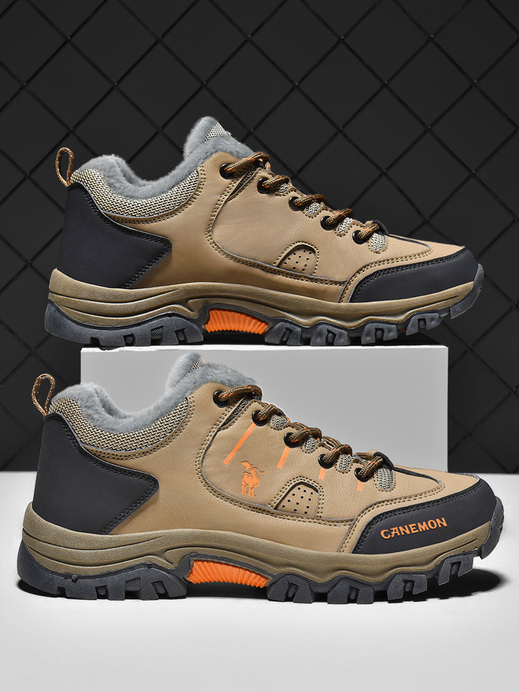 CANEMON LY9739 men's winter casual shoes, Sand, product view 3