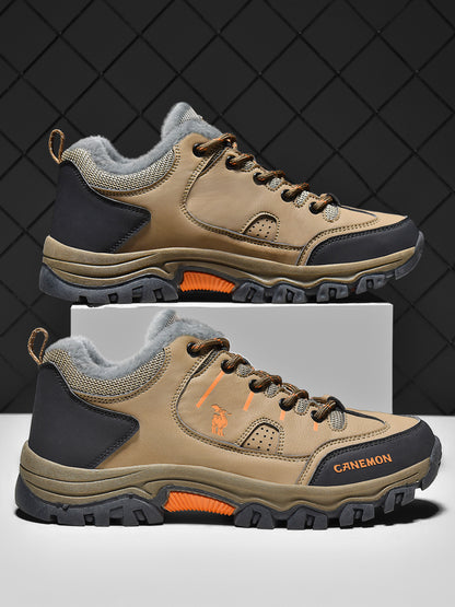 CANEMON LY9739 men's winter casual shoes, Sand, product view 3