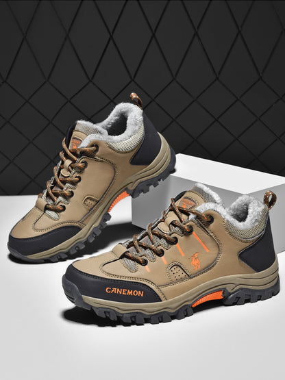 CANEMON LY9739 men's winter casual shoes, Sand, product view 4