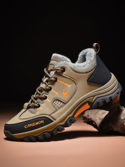 CANEMON LY9739 men's winter casual shoes, Sand, product view 5