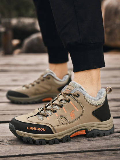 CANEMON LY9739 men's winter casual shoes, Sand, product view 6