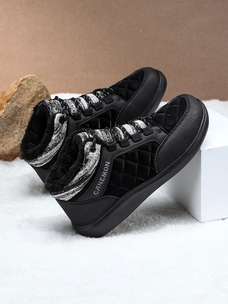 CANEMON QZ9936 Black winter casual shoes - view 2