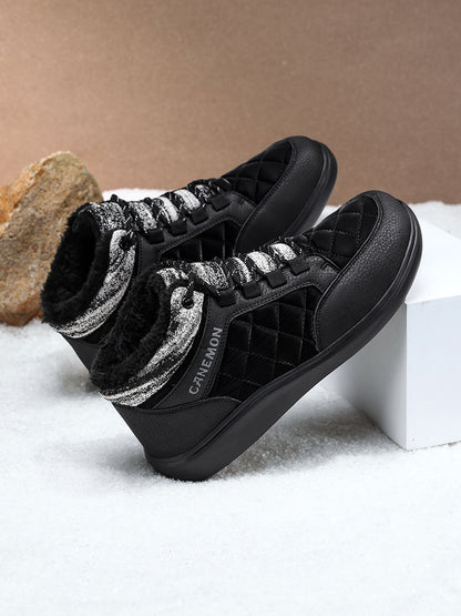 CANEMON QZ9936 Black winter casual shoes - view 2