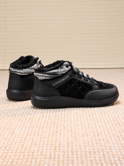 CANEMON QZ9936 Black winter casual shoes - view 3