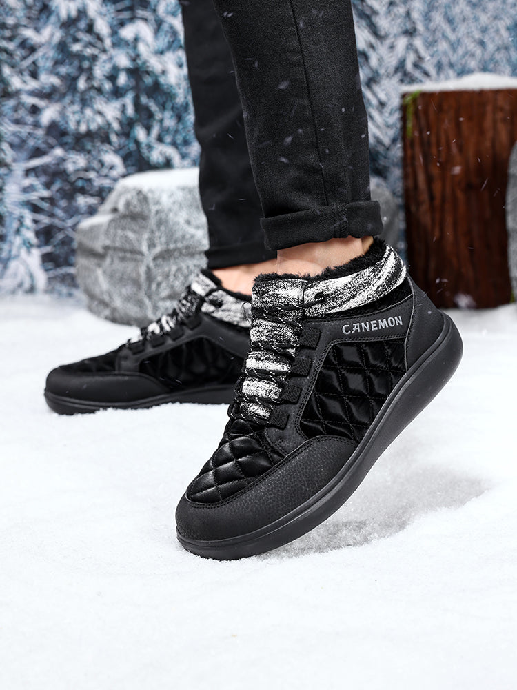 CANEMON QZ9936 Black winter casual shoes - view 4