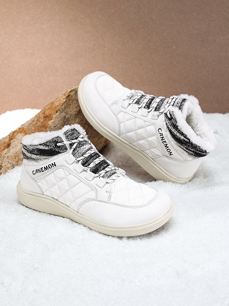 CANEMON QZ9936 White winter casual shoes - view 2