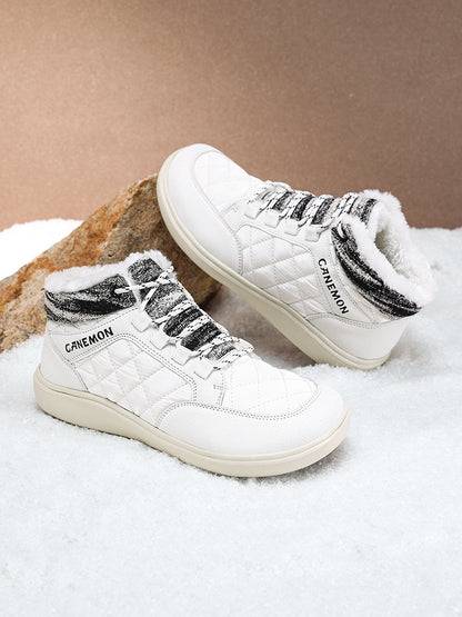 CANEMON QZ9936 White winter casual shoes - view 2