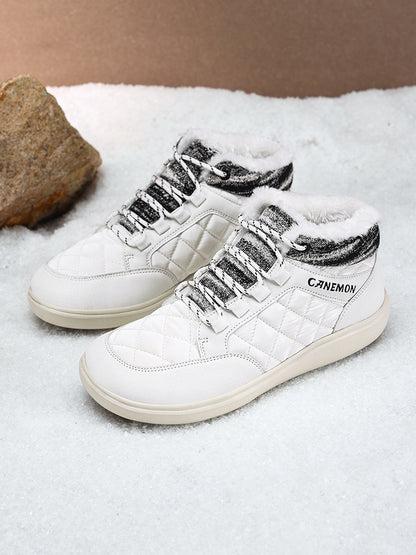 CANEMON QZ9936 White winter casual shoes - view 3