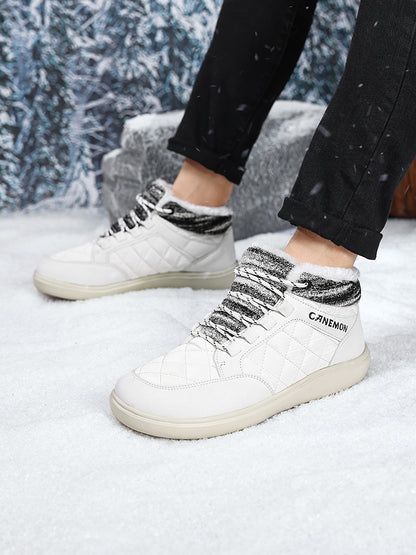 CANEMON QZ9936 White winter casual shoes - view 7