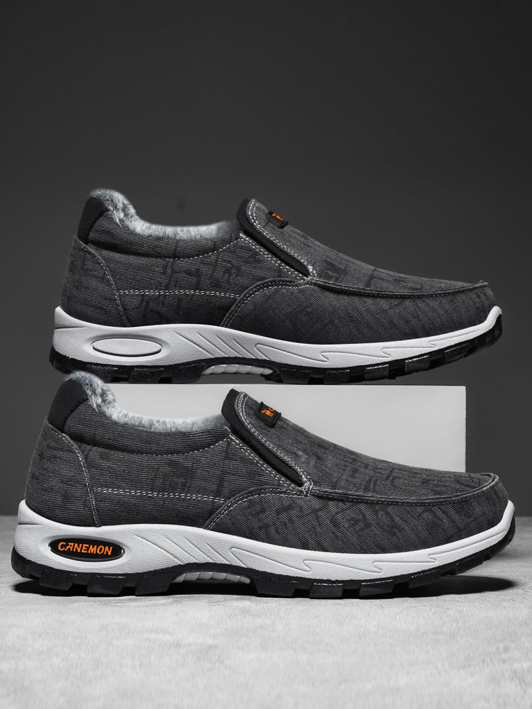 CANEMON 339 Black men's slip-on shoe