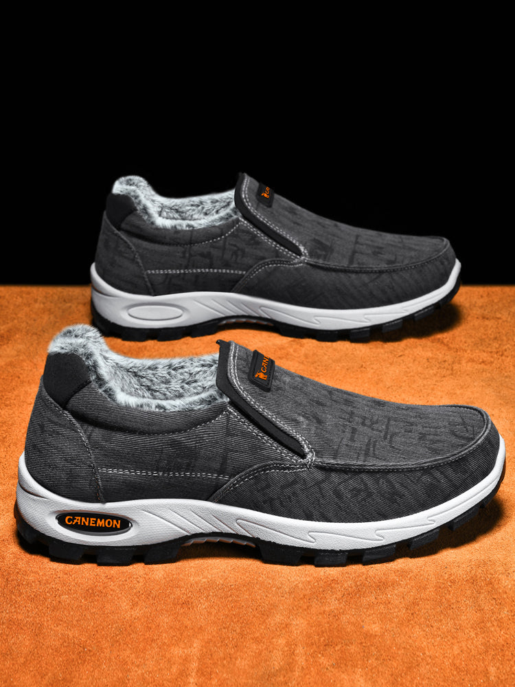 CANEMON 339 Black men's slip-on shoe