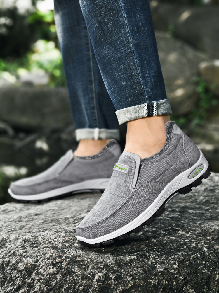 CANEMON 339 Gray men's slip-on shoe