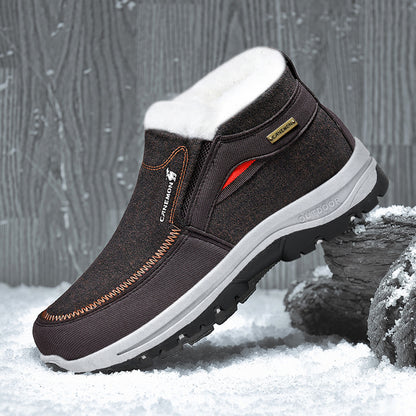 Brown winter shoe