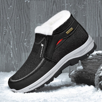 Black winter shoe