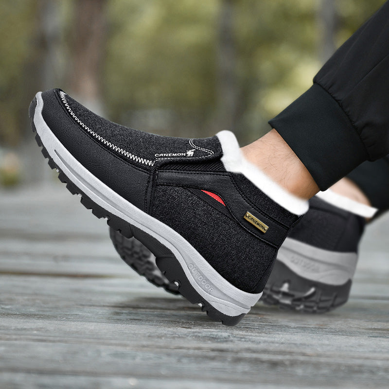 Black winter shoe outsole