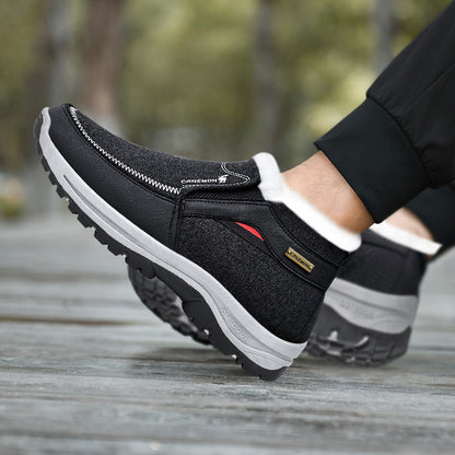 Black winter shoe outsole