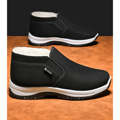 CANEMON LY2568 white sole winter slip-on shoes, product detail