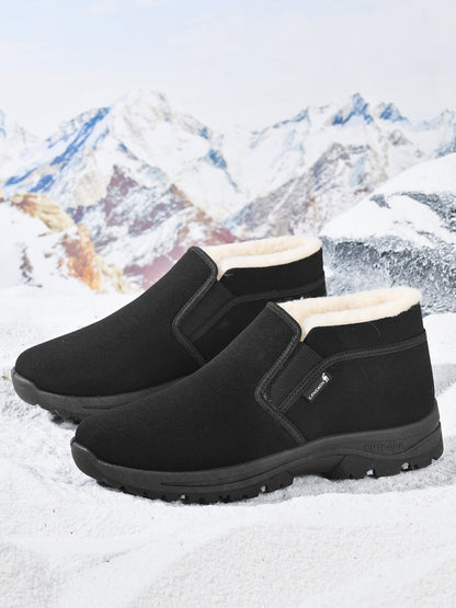 CANEMON LY2568 men's winter shoe with black sole