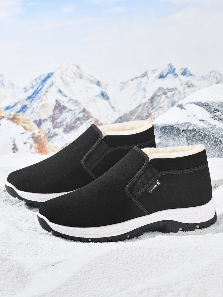 CANEMON LY2568 black sole winter shoe alternate view