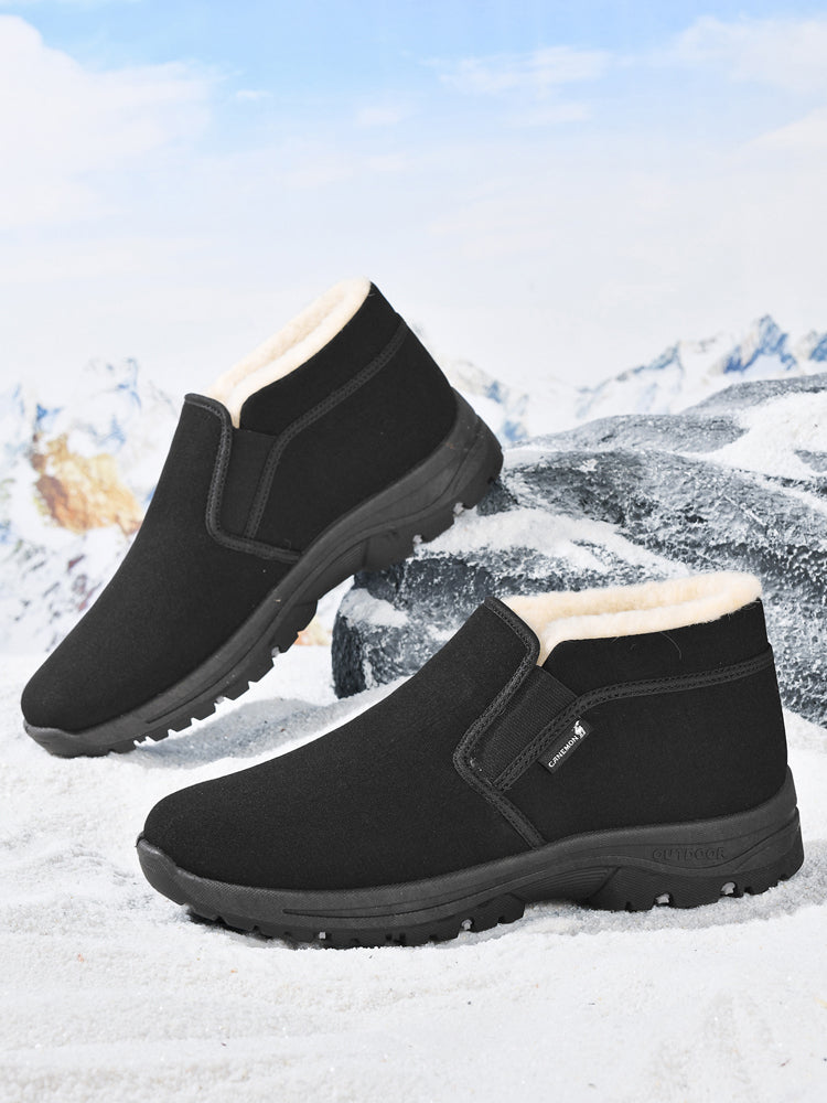 CANEMON LY2568 men's winter shoe with white sole