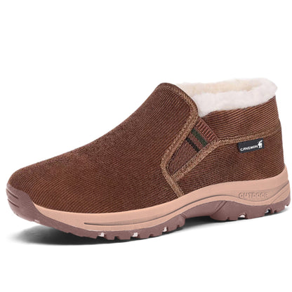 CANEMON LY2569 fleece-lined winter shoe in brown