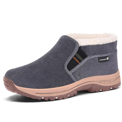 CANEMON LY2569 fleece-lined winter shoe in gray