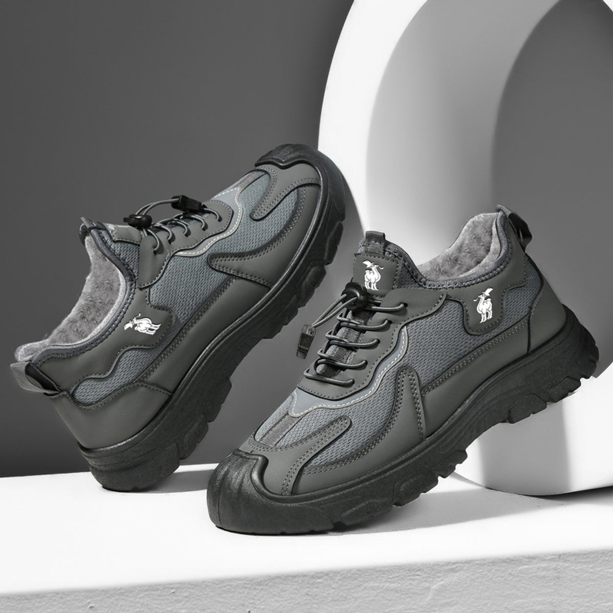 CANEMON LY892 gray fleece-lined shoes, product view 5