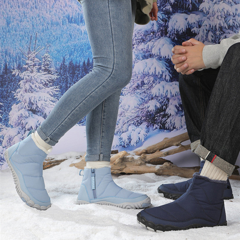 Easy to Put On and Take Off Waterproof Non-Slip Snow Boots (Unisex)