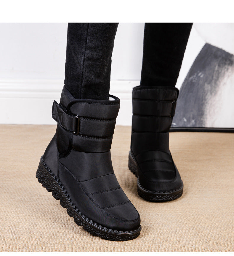 Women's Waterproof Ankle Boots Plush Inner Snow Boots