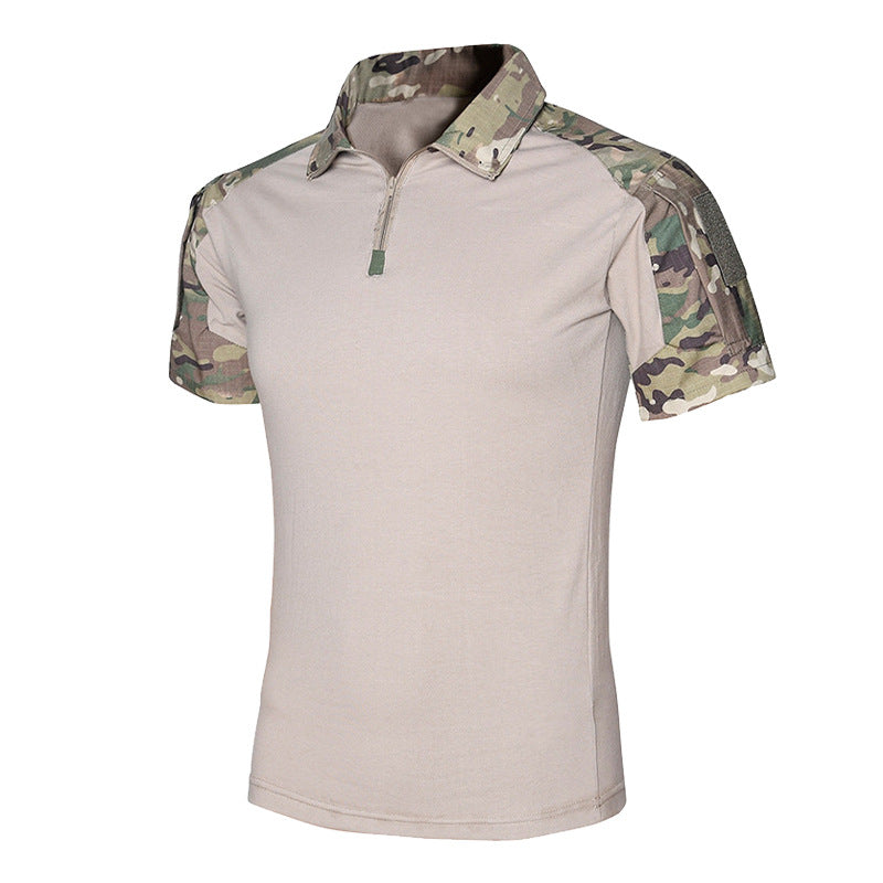 Men's Short Sleeve Camouflage Tactical