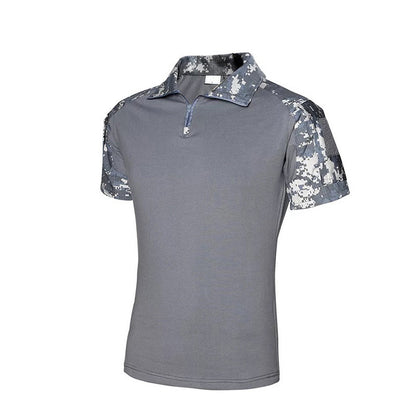 Men's Short Sleeve Camouflage Tactical