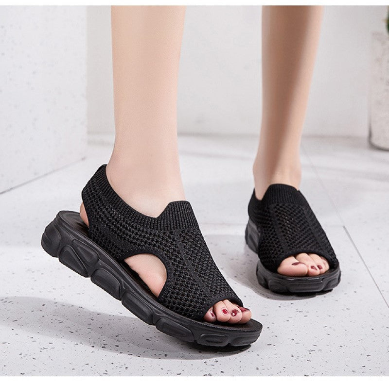 Women's Breathable Knitted Casual Sandals