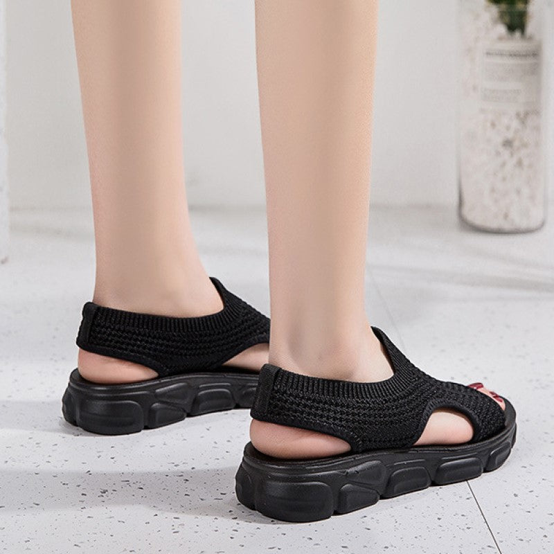 Women's Breathable Knitted Casual Sandals